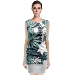 Hawaii T- Shirt Hawaii Mayan Pattern T- Shirt Sleeveless Velvet Midi Dress