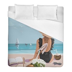 Rest By The Sea Duvet Cover (full/ Double Size) by SychEva