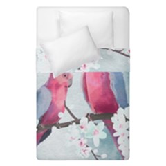 Watercolor Parrot Duvet Cover Double Side (single Size) by SychEva