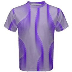 Purple Mist Columns Men s Cotton T-shirt by DiesMali