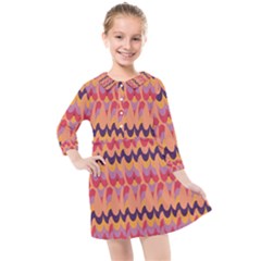 Abs003 Kids  Quarter Sleeve Shirt Dress by ByThiagoDantas