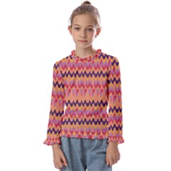 Abs003 Kids  Frill Detail T-shirt