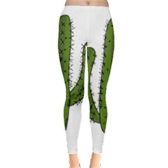 Cactus Desert Plants Rose Everyday Leggings  by uniart180623