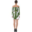 Cactus Desert Plants Rose Off Shoulder Top with Skirt Set View2