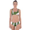 Cactus Desert Plants Rose Criss Cross Bikini Set View1