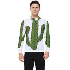 Cactus Desert Plants Rose Men s Long Sleeve Rash Guard by uniart180623