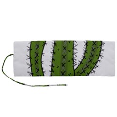 Cactus Desert Plants Rose Roll Up Canvas Pencil Holder (m) by uniart180623