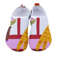 Cat Pet Ginger Art Animal Cartoon Kids  Sock-style Water Shoes by uniart180623