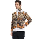 Human Skull  Skull Art Skeleton Illustration Men s Bomber Jacket View3