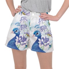 Peacock Women s Ripstop Shorts by uniart180623