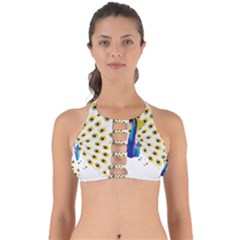 Bird Peafowl Peacock Animal Perfectly Cut Out Bikini Top by uniart180623