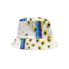 Bird Peafowl Peacock Animal Bucket Hat (kids) by uniart180623