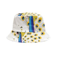 Bird Peafowl Peacock Animal Inside Out Bucket Hat by uniart180623