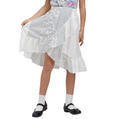 Furr Division Kids  Ruffle Flared Wrap Midi Skirt by uniart180623