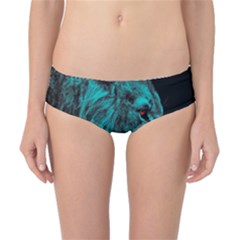 Angry Male Lion Predator Carnivore Classic Bikini Bottoms by uniart180623