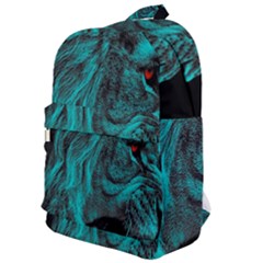 Angry Male Lion Predator Carnivore Classic Backpack by uniart180623