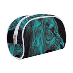 Angry Male Lion Predator Carnivore Make Up Case (small) by uniart180623