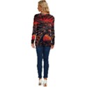 Dragon Long Sleeve Crew Neck Pullover Top View4