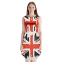 Union Jack England Uk United Kingdom London Sleeveless Chiffon Dress   View1