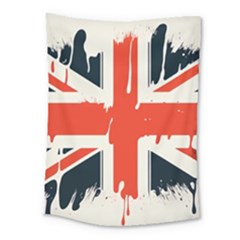 Union Jack England Uk United Kingdom London Medium Tapestry by uniart180623