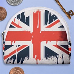 Union Jack England Uk United Kingdom London Horseshoe Style Canvas Pouch by uniart180623