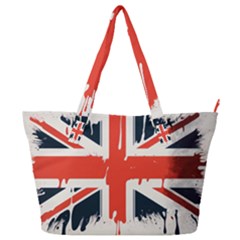 Union Jack England Uk United Kingdom London Full Print Shoulder Bag by uniart180623