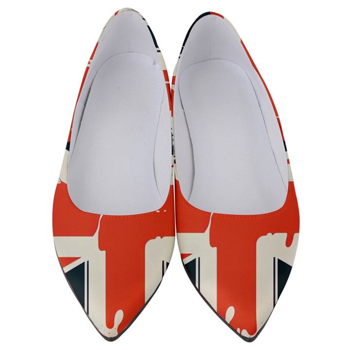 Union Jack England Uk United Kingdom London Women s Low Heels