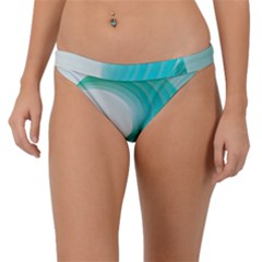 Tsunami Tidal Wave Wave Minimalist Ocean Sea Band Bikini Bottoms by uniart180623