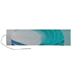 Tsunami Tidal Wave Wave Minimalist Ocean Sea Roll Up Canvas Pencil Holder (l) by uniart180623