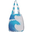 Wave Tsunami Tidal Wave Ocean Sea Water Center Zip Backpack View1