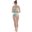 Waves Ocean Sea Tsunami Nautical Painting Bandaged Up Bikini Set  View2