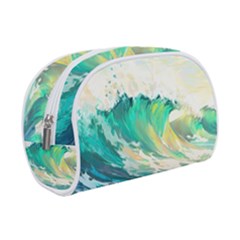 Waves Ocean Sea Tsunami Nautical Painting Make Up Case (small)