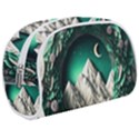 Christmas Wreath Winter Mountains Snow Stars Moon Make Up Case (Medium) View1