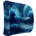 Moonlight High Tide Storm Tsunami Waves Ocean Sea Back Support Cushion View2