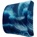 Moonlight High Tide Storm Tsunami Waves Ocean Sea Back Support Cushion View3