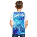 Tsunami Waves Ocean Sea Nautical Nature Water Kids  Basketball Tank Top View2