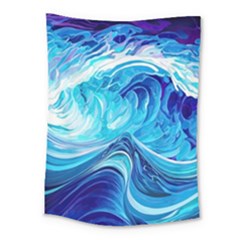 Tsunami Waves Ocean Sea Nautical Nature Water Medium Tapestry