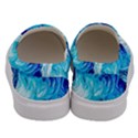 Tsunami Waves Ocean Sea Nautical Nature Water Men s Canvas Slip Ons View4