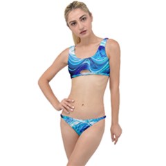 Tsunami Waves Ocean Sea Nautical Nature Water The Little Details Bikini Set by uniart180623