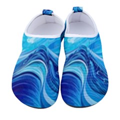 Tsunami Waves Ocean Sea Nautical Nature Water Women s Sock-style Water Shoes by uniart180623