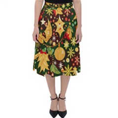 Christmas Pattern Classic Midi Skirt