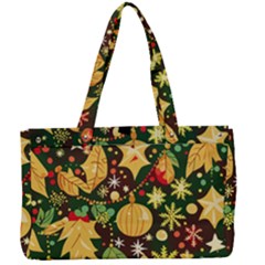 Christmas Pattern Canvas Work Bag