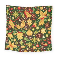 Christmas Pattern Square Tapestry (large)