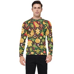 Christmas Pattern Men s Long Sleeve Rash Guard