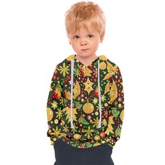 Christmas Pattern Kids  Overhead Hoodie