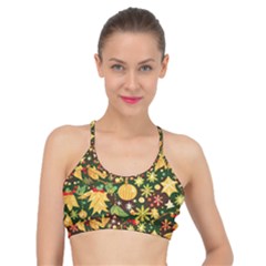 Christmas Pattern Basic Training Sports Bra