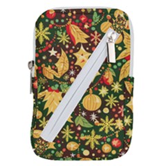 Christmas Pattern Belt Pouch Bag (large)