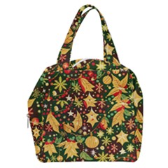 Christmas Pattern Boxy Hand Bag by Valentinaart