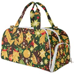 Christmas Pattern Burner Gym Duffel Bag