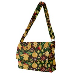 Christmas Pattern Full Print Messenger Bag (l)